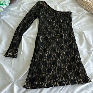 ONE SHOULDER DRESS-SMALL